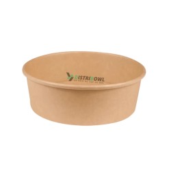 Bol kraft 1300 ml sans couvercle, carton de 300