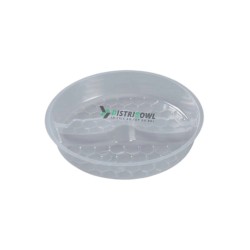 Insert PP 2 parties pour bol kraft, carton de 300