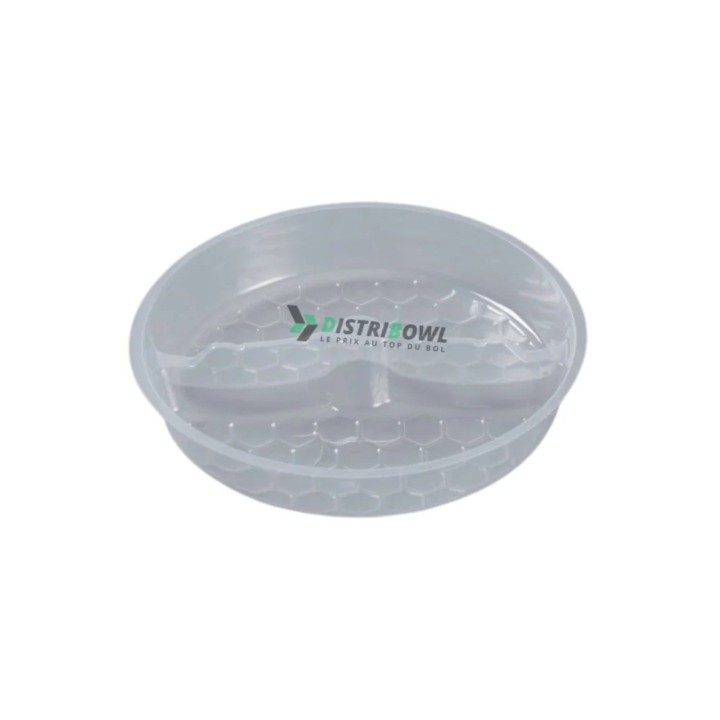 Insert PP 2 parties pour bol kraft, carton de 300